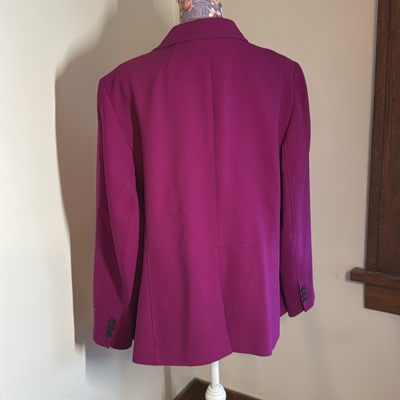 Talbots Fuchsia Blazer 18w - Picture 5 of 7